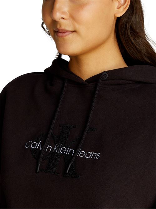 CALVIN KLEIN Felpa con monogramma CALVIN KLEIN | J20J224170BEH